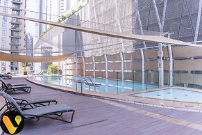Damac Mall Street near Burj Khalifa