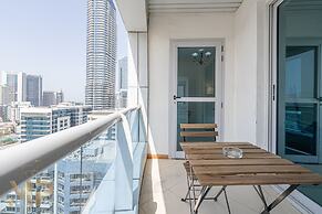 Marco Polo - Spacious 1 BR with balcony in Dubai Marina