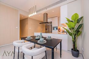 Aya - Beachfront Bliss 2BR Haven at The Beach Residences