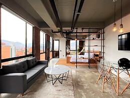 Trendy Loft With Balcony in Laureles