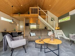 Forest Lodge in Nature With Pond Views