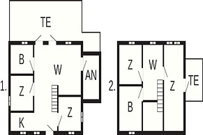 8 Person Holiday Home in Bjert