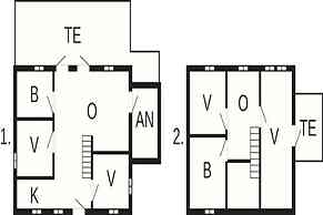 8 Person Holiday Home in Bjert