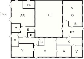 9 Person Holiday Home in Tim
