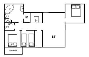 6 Person Holiday Home in Tarm