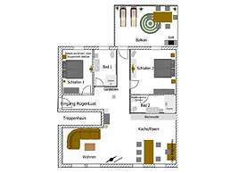 Rugenlust - With sea View / Home Office