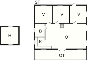6 Person Holiday Home in Ronne