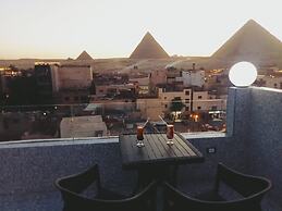 Middle East pyramids view