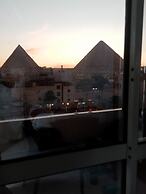 Middle East pyramids view