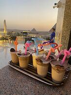 Middle East pyramids view