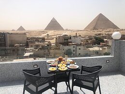 Middle East pyramids view