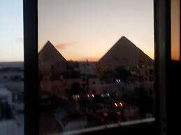 Middle East pyramids view