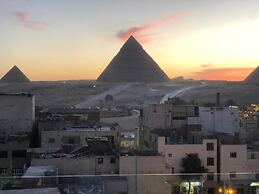 Middle East pyramids view