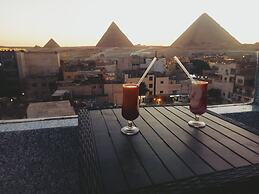 Middle East pyramids view