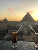 Middle East pyramids view