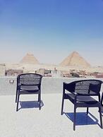 Middle East pyramids view