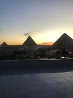 Middle East pyramids view