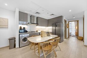 Condo With Burj Khalifa View In City