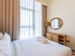 Condo With Burj Khalifa View In City