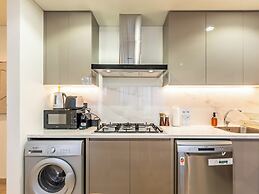 Condo With Burj Khalifa View In City