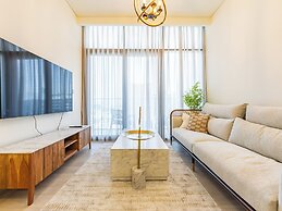 Condo With Burj Khalifa View In City