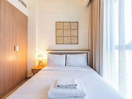 Condo With Burj Khalifa View In City