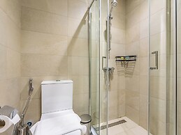 Condo With Burj Khalifa View In City
