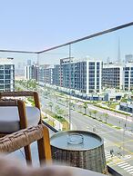 Condo With Burj Khalifa View In City