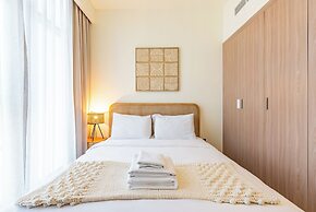 Condo With Burj Khalifa View In City