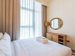 Condo With Burj Khalifa View In City
