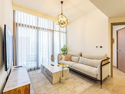 Condo With Burj Khalifa View In City