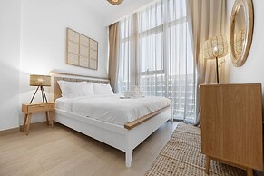 Condo With Burj Khalifa View In City