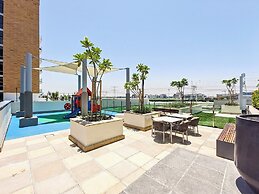Condo With Burj Khalifa View In City