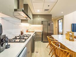 Condo With Burj Khalifa View In City