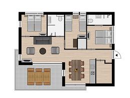 Modern Lodge Near Beach