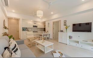 1BR Apt in Candolim With Pool 5 Mins From Beach