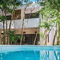 Villa Kohunlich Resort Pool AC Fast Internet