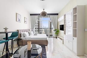Amazing Studio With Burj Khalifa View