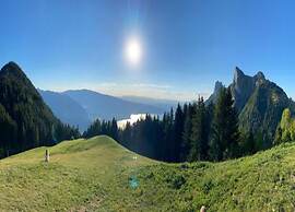 Balcony Views in Northern Alps