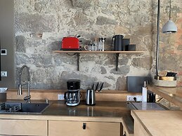 HexenburgbeiDresden Stylishes Designerappartement mit Schlafsofa, Terr