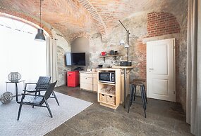 HexenburgbeiDresden Stylishes Designerappartement mit Schlafsofa, Terr