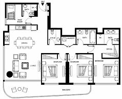 LUX The Marina Vista Beachfront Suite 3