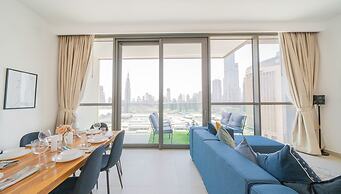 Superior 3BR plus Maid with Burj Khalifa View