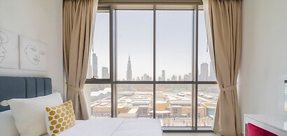Superior 3BR plus Maid with Burj Khalifa View