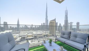 Superior 3BR plus Maid with Burj Khalifa View