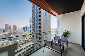 Binghatti Canal 1BR with view on Marina