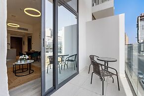 Waves - Stylish 1BR in JVC with Balcony & Pool