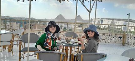 Topview Pyramids And Museum