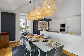 Lisbon Skyline Penthouse Luxury Living View, Ac & Elevator