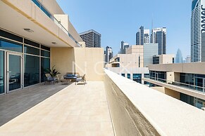 1BR with Study City View Bay Square B7